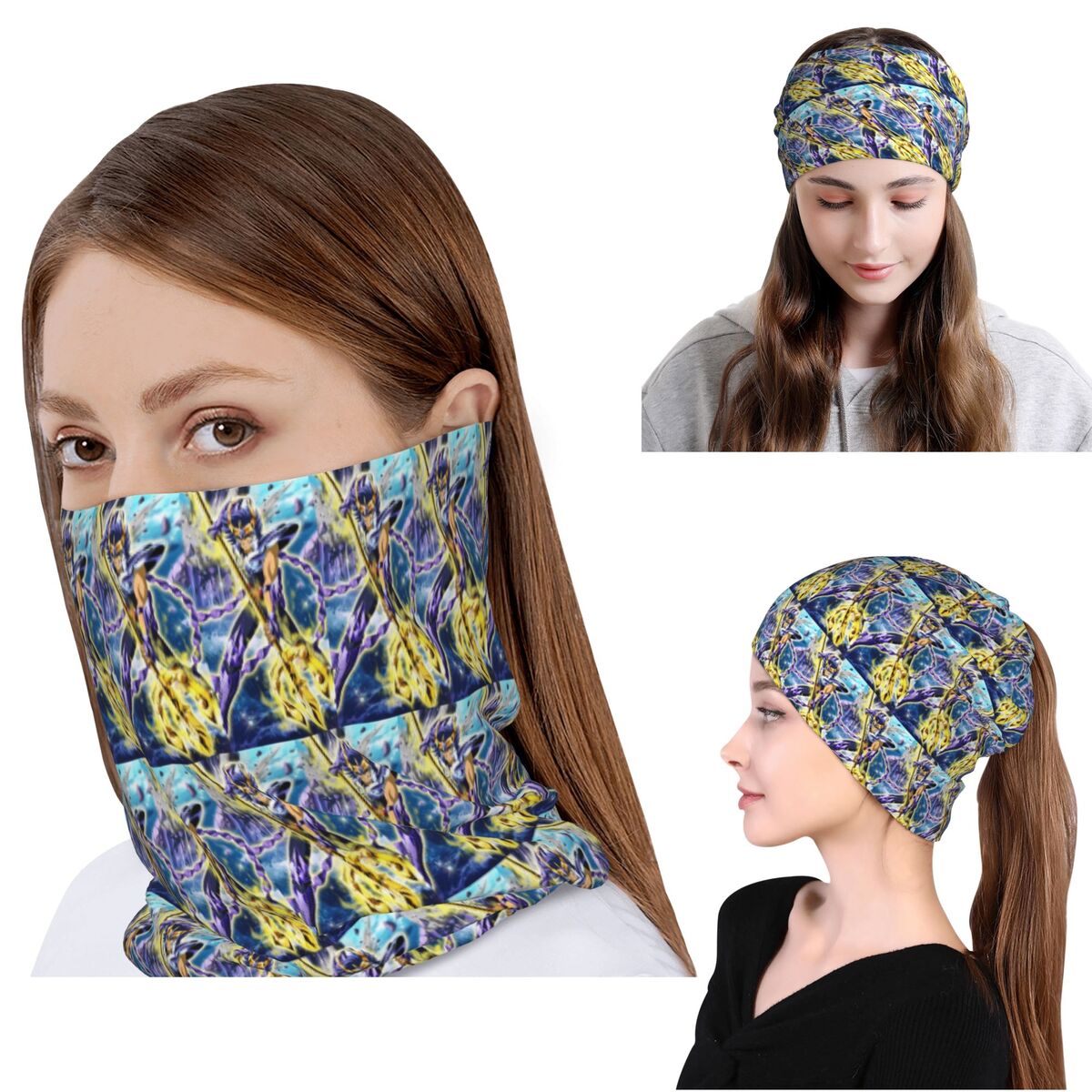 Knit Beanie Hat Warm - Anime Zodyak Şövalyeleri Phoenix Ikki Bandana