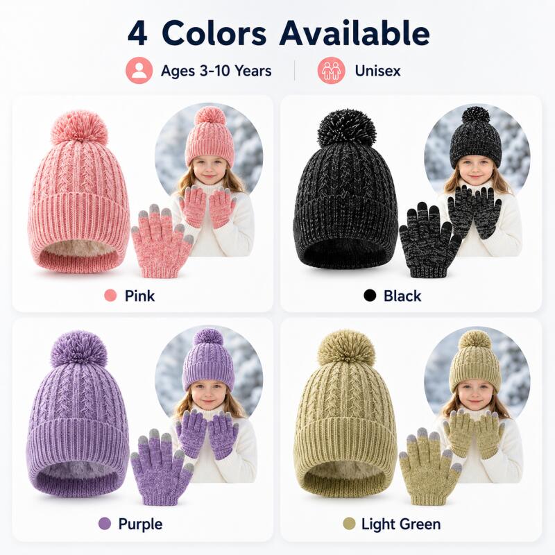 Çocuklar Kış Örgü Şapka Dokunm - Knit Beanie Hat Warm incelemesi ve fiyatı